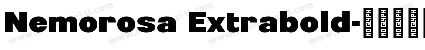 Nemorosa Extrabold字体转换